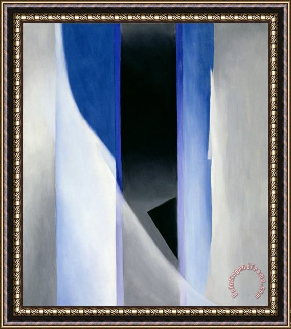 Georgia O'keeffe Blue 2 Framed Painting