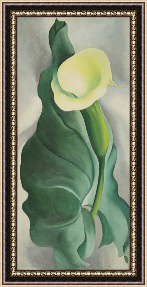 Georgia O'Keeffe Calla Lily (lily Yellow, No. 2) Framed Painting