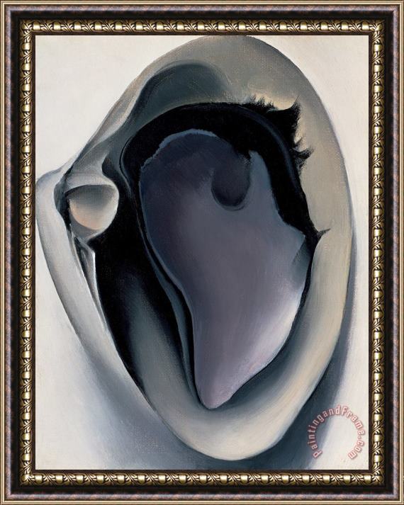 Georgia O'keeffe Clam And Mussel, 1926 Framed Painting