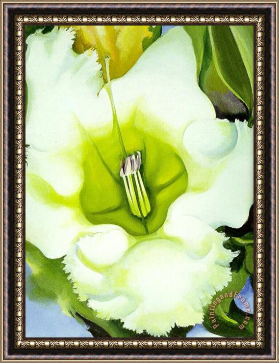 Georgia O'keeffe Cup of Silver Ginger Framed Painting