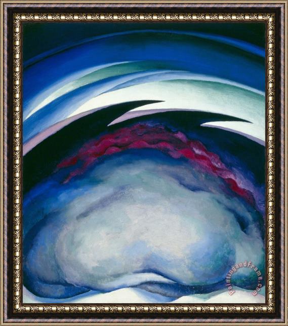 Georgia O'keeffe From The Plains Framed Painting