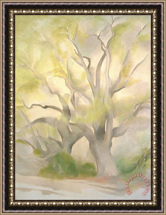 Georgia O'keeffe Green Tree, 1953 Framed Painting