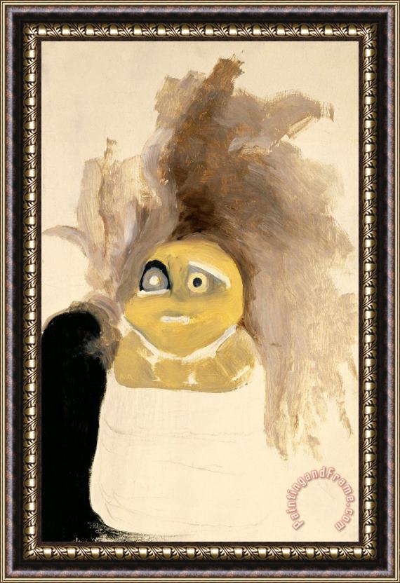 Georgia O'keeffe Idol, 1960s Framed Painting