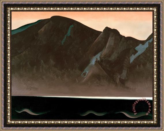 Georgia O'keeffe Mountain at Bear Lake Taos, 1930 Framed Print