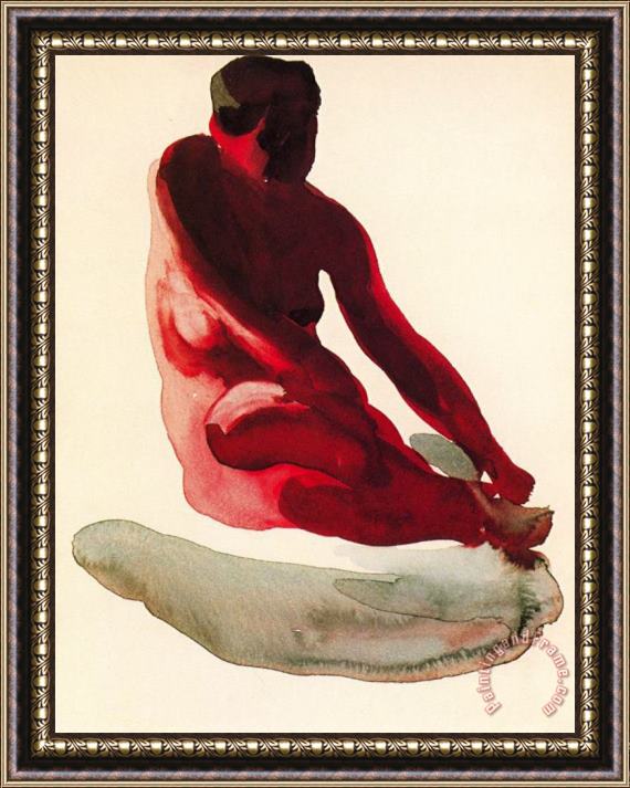 Georgia O'keeffe Nude Series Framed Painting