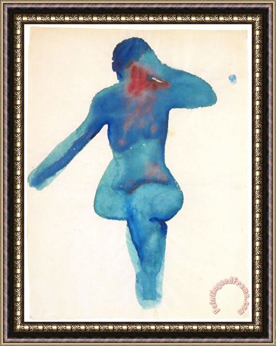 Georgia O'keeffe Nude Series Viii Framed Painting