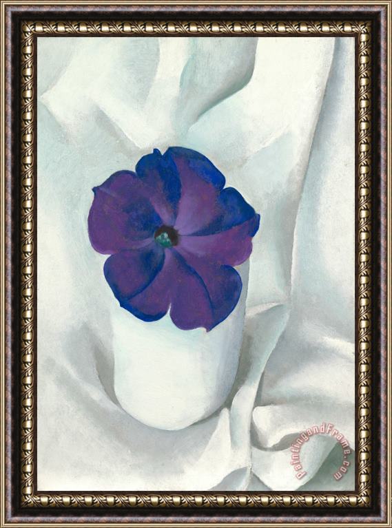 Georgia O'keeffe Petunia, 1925 Framed Painting
