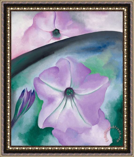 Georgia O'keeffe Petunia No. 2, 1924 Framed Painting