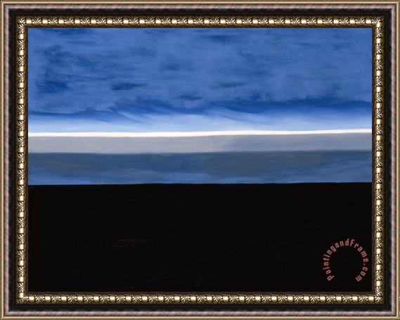Georgia O'keeffe The Beyond, 1972 Framed Painting