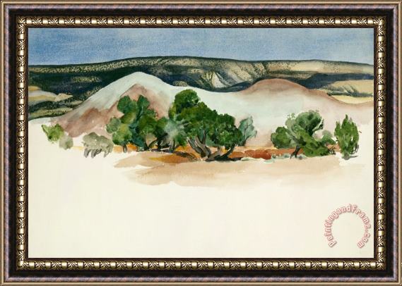 Georgia O'keeffe Untitled (ghost Ranch Landscape), Ca. 1936 Framed Print