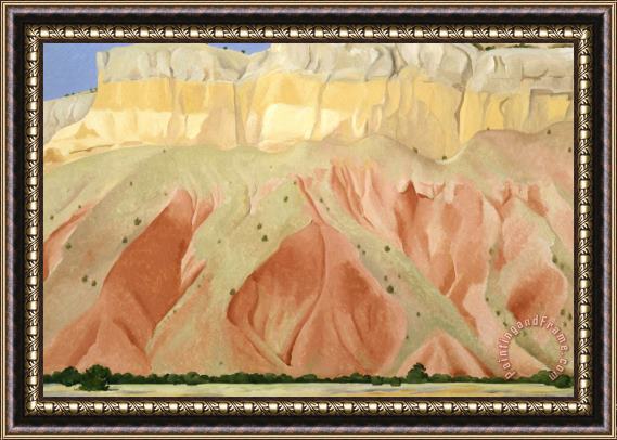 Georgia O'keeffe Untitled (red And Yellow Cliffs), 1940 Framed Print