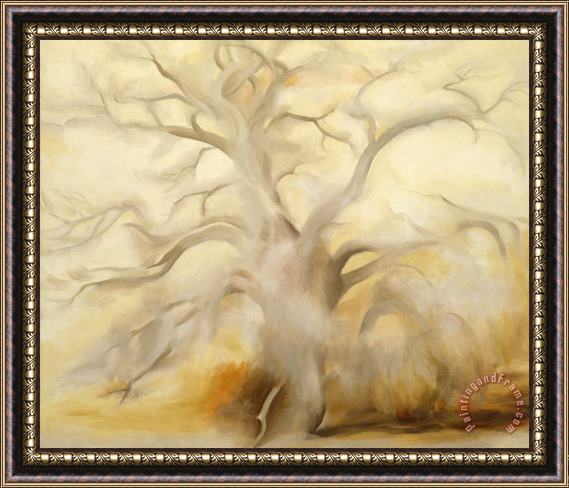 Georgia O'keeffe Winter Tree Iii, 1953 Framed Painting
