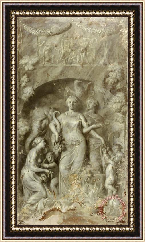 Gerard de Lairesse Allegory of Charity (generosity, Bounty) Framed Painting
