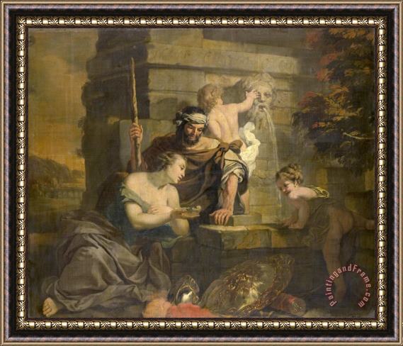 Gerard de Lairesse Granida And Daifilo Framed Painting