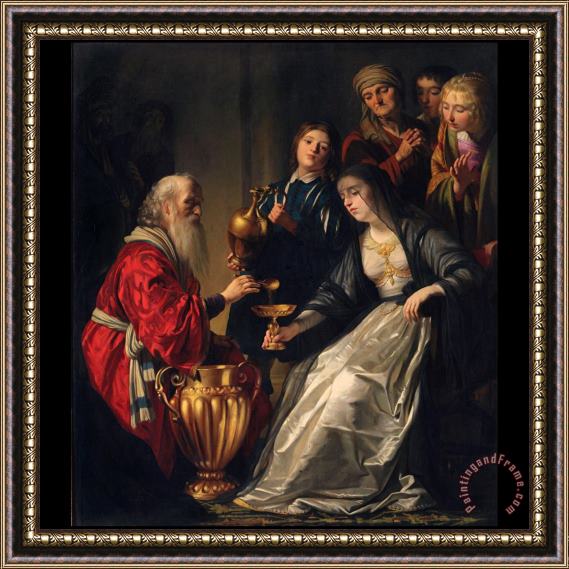 Gerard Van Honthorst Artemisia Framed Painting