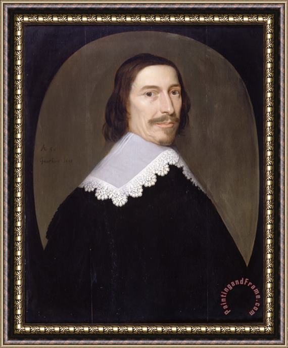 Gerard Van Honthorst Jacob De Witt Framed Painting