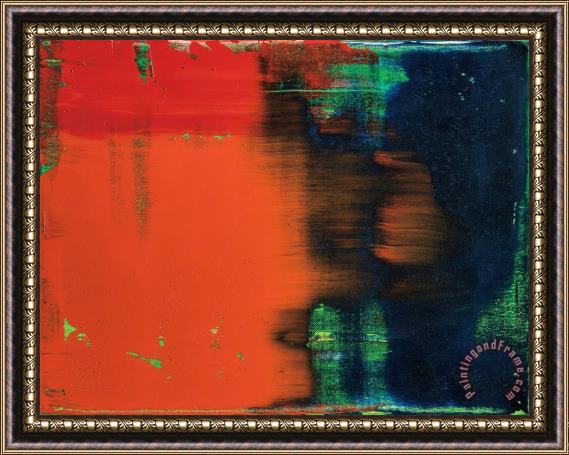 Gerhard Richter Grun Blau Rot 789 5, 1993 Framed Print