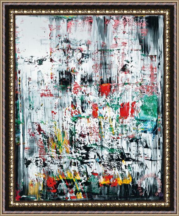 Gerhard Richter Ice 2, 2003 Framed Painting