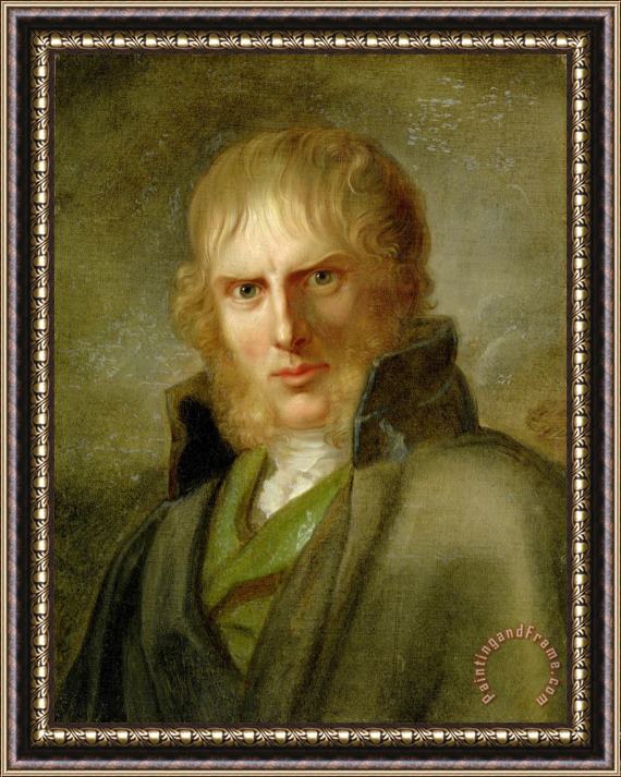 Gerhard von Kugelgen The Painter Caspar David Friedrich (1774 1840) Framed Painting