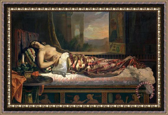German von Bohn The Death of Cleopatra Framed Print