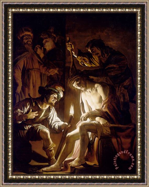Gerrit van Honthorst Christ Crowned with Thorns Framed Painting