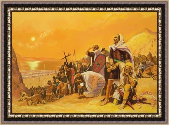 Gerry Embleton The Crusades Framed Painting