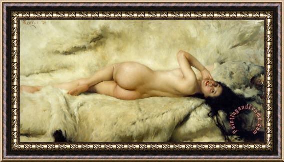 Giacomo Grosso Nude Framed Print
