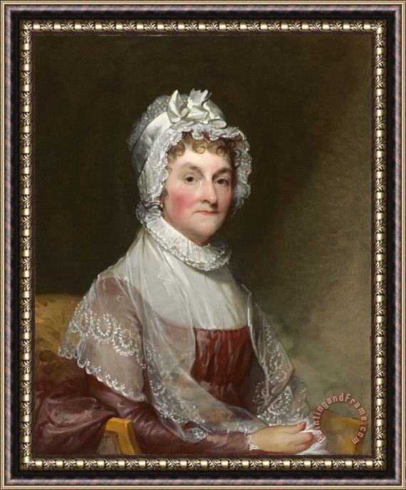 Gilbert Stuart Abigail Smith Adams (mrs. John Adams) Framed Print