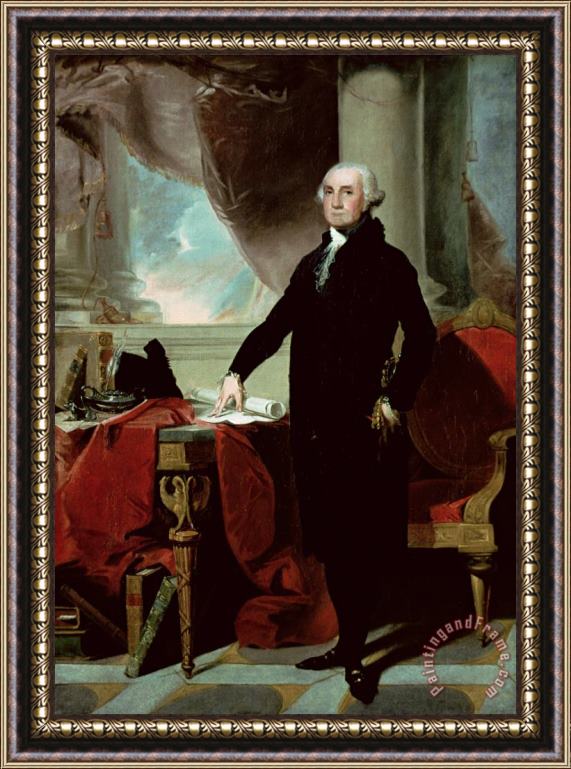 Gilbert Stuart George Washington Framed Print