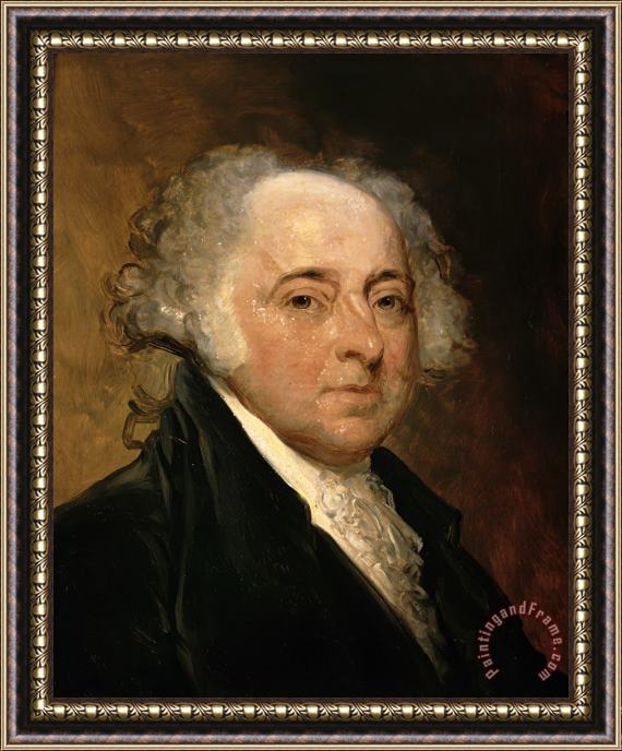 Gilbert Stuart Portrait of John Adams Framed Print