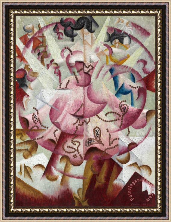 Gino Severini Dancer at Pigalle's Framed Painting