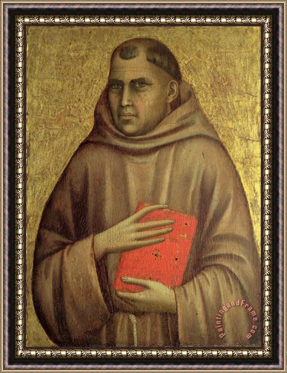 Giotto di Bondone Saint Anthony Abbot Framed Print