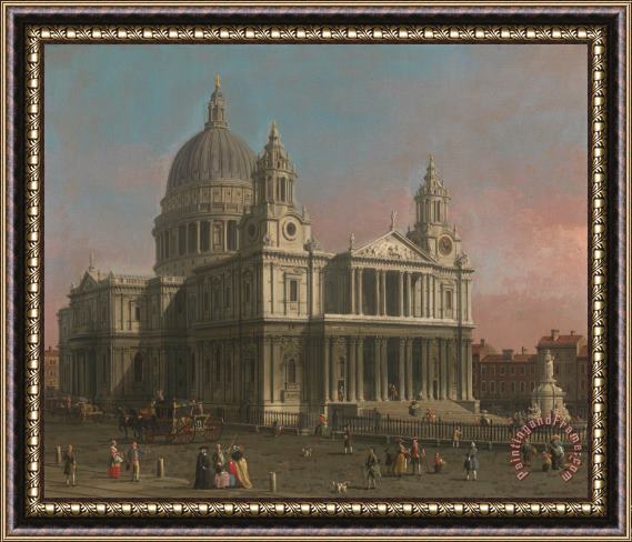 Giovanni Antonio Canaletto St. Paul's Cathedral Framed Print