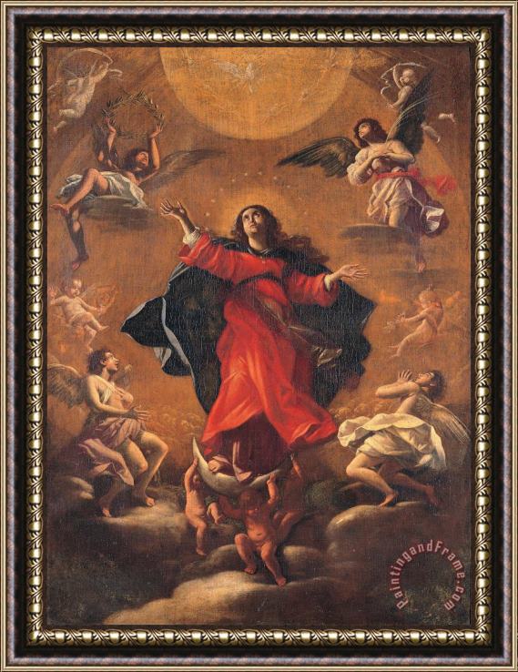 Giovanni Baglione Madonna in Glory Framed Print