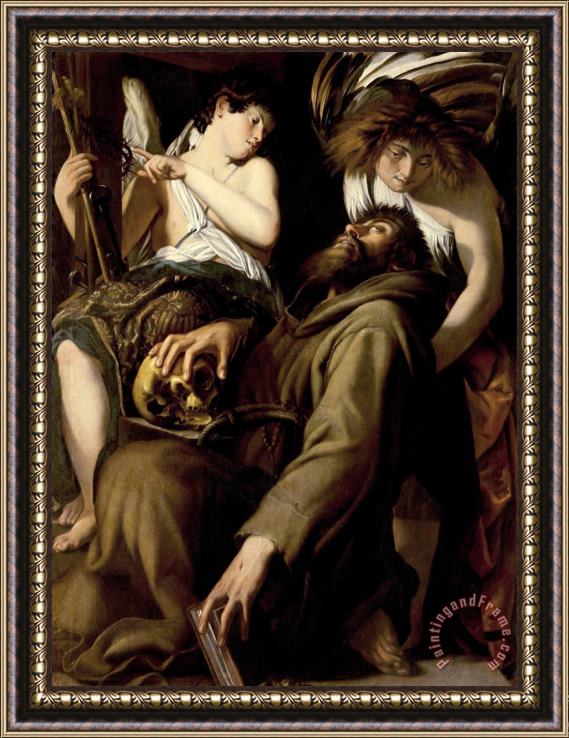 Giovanni Baglione The Ecstasy of Saint Francis Framed Print