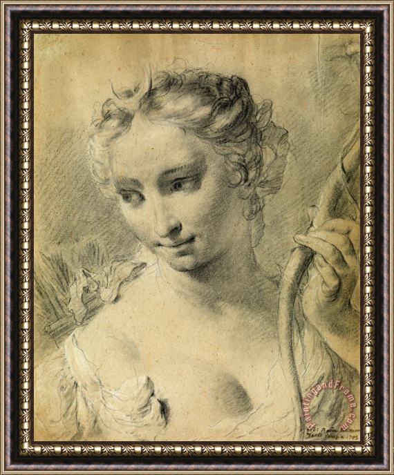 Giovanni Battista Piazzetta Diana Framed Painting