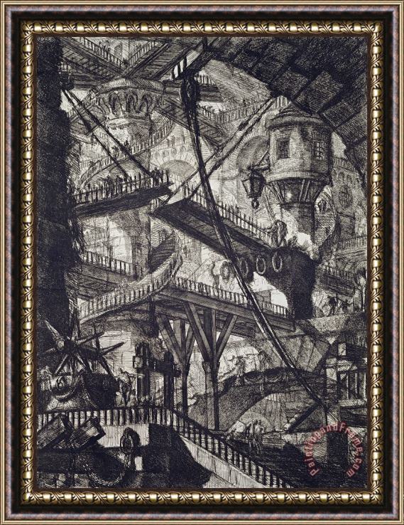 Giovanni Battista Piranesi Carceri Vii Framed Print