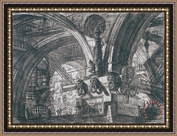 Giovanni Battista Piranesi Prison Framed Print