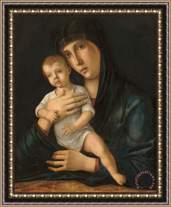 Giovanni Bellini Madonna And Child 1485 Framed Painting