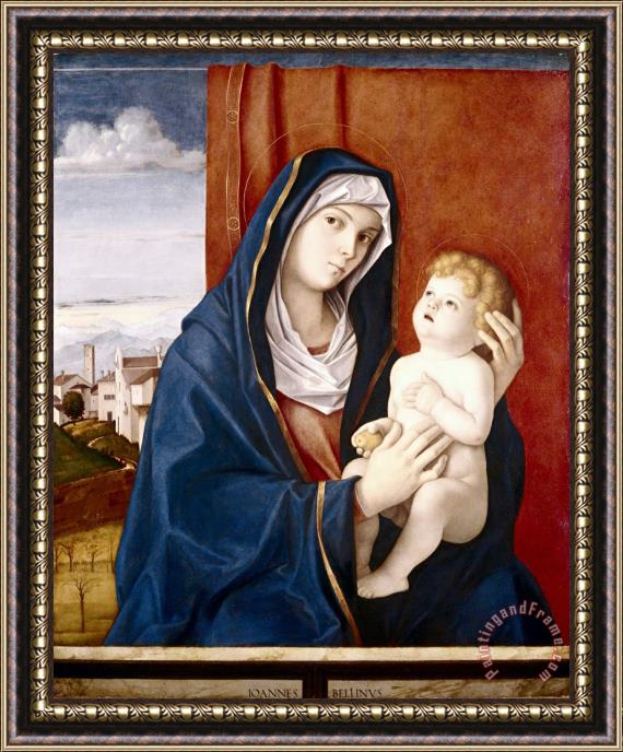 Giovanni Bellini Madonna And Child Framed Painting