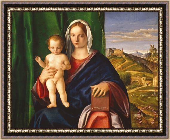 Giovanni Bellini Madonna And Child Framed Painting