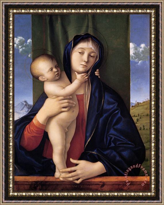 Giovanni Bellini Madonna with The Child Framed Painting