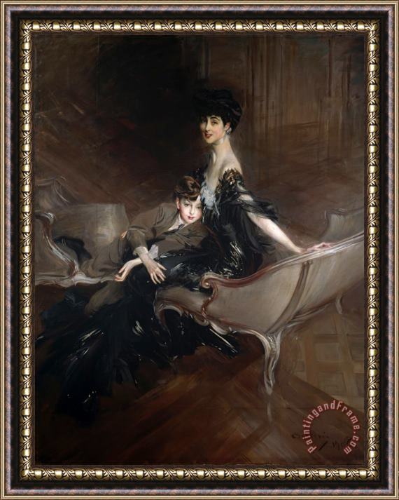 Giovanni Boldini Consuelo Vanderbilt Framed Painting