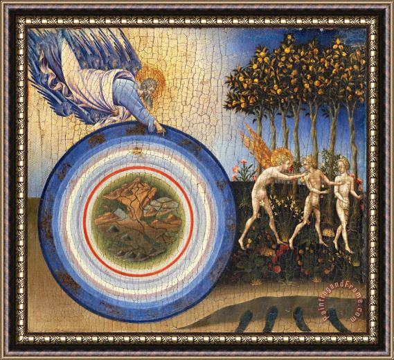 Giovanni di Paolo The Creation of The World And The Expulsion From Paradise Framed Print