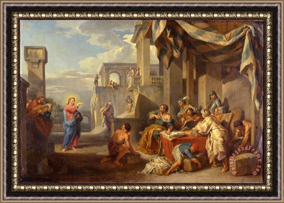 Giovanni Paolo Panini The Calling of Saint Matthew Framed Painting