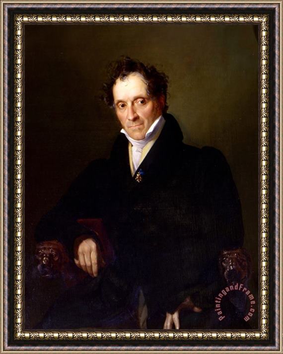 Giuseppe Molteni Portrait of Giuseppe Poldi Pezzoli Framed Print