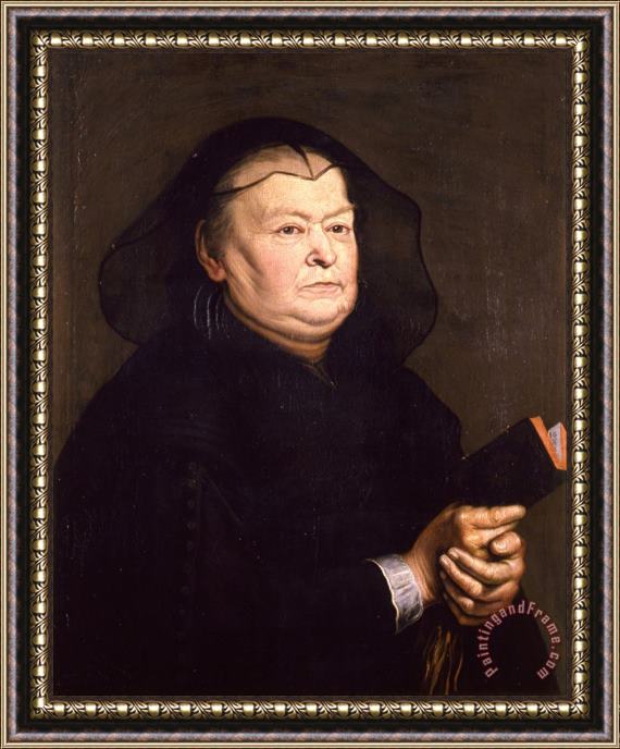 Giusto Suttermans Portrait of a Widow Framed Print