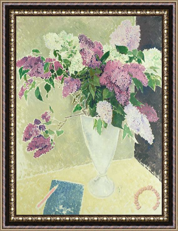 Glyn Warren Philpot  Lilacs Framed Painting