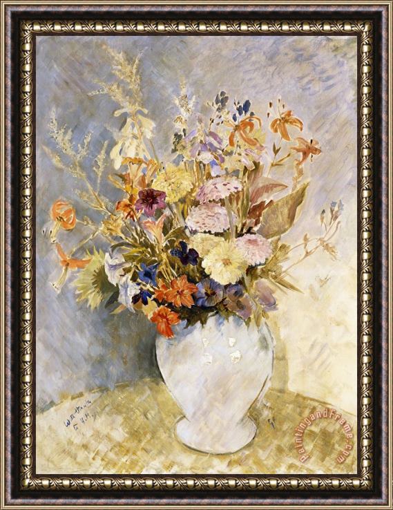 Glyn Warren Philpot Mixed Flowers Framed Painting
