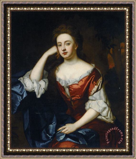 Godfrey Kneller Portrait of Frances Jennings, Dutchess of Tyrconnel Framed Print